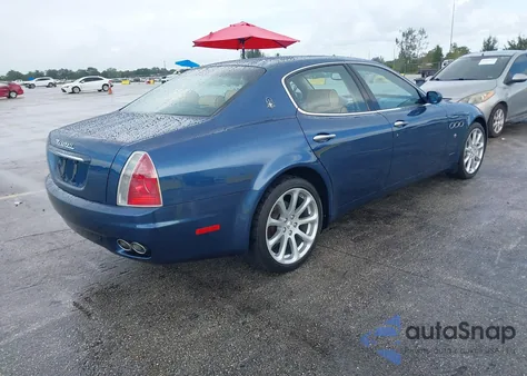 2005 Maserati Quattroporte z USA, uszkodzony, nr VIN ZAMCE39A950020326